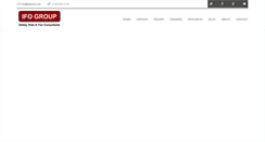 Desktop Screenshot of ifogroup.com